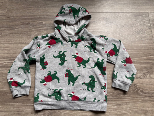 Carter’s Christmas Dino sweatshirt 5T, Kids 5/5T