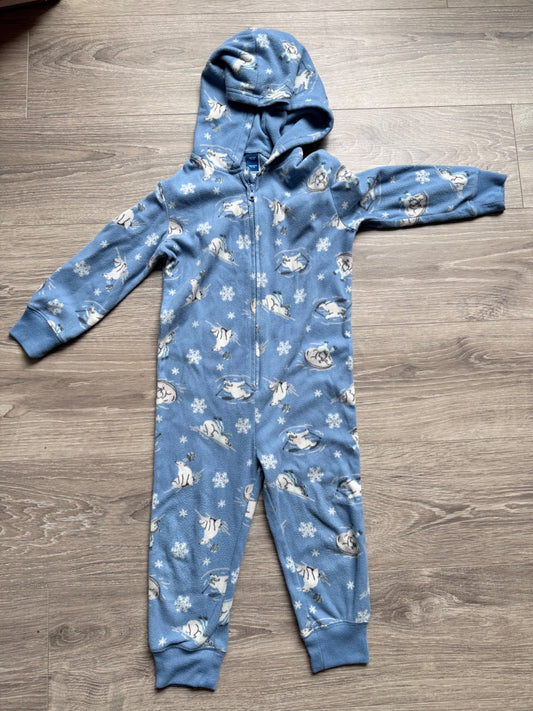 Old Navy polar bear fleece PJs 5T, Kids 5/5T