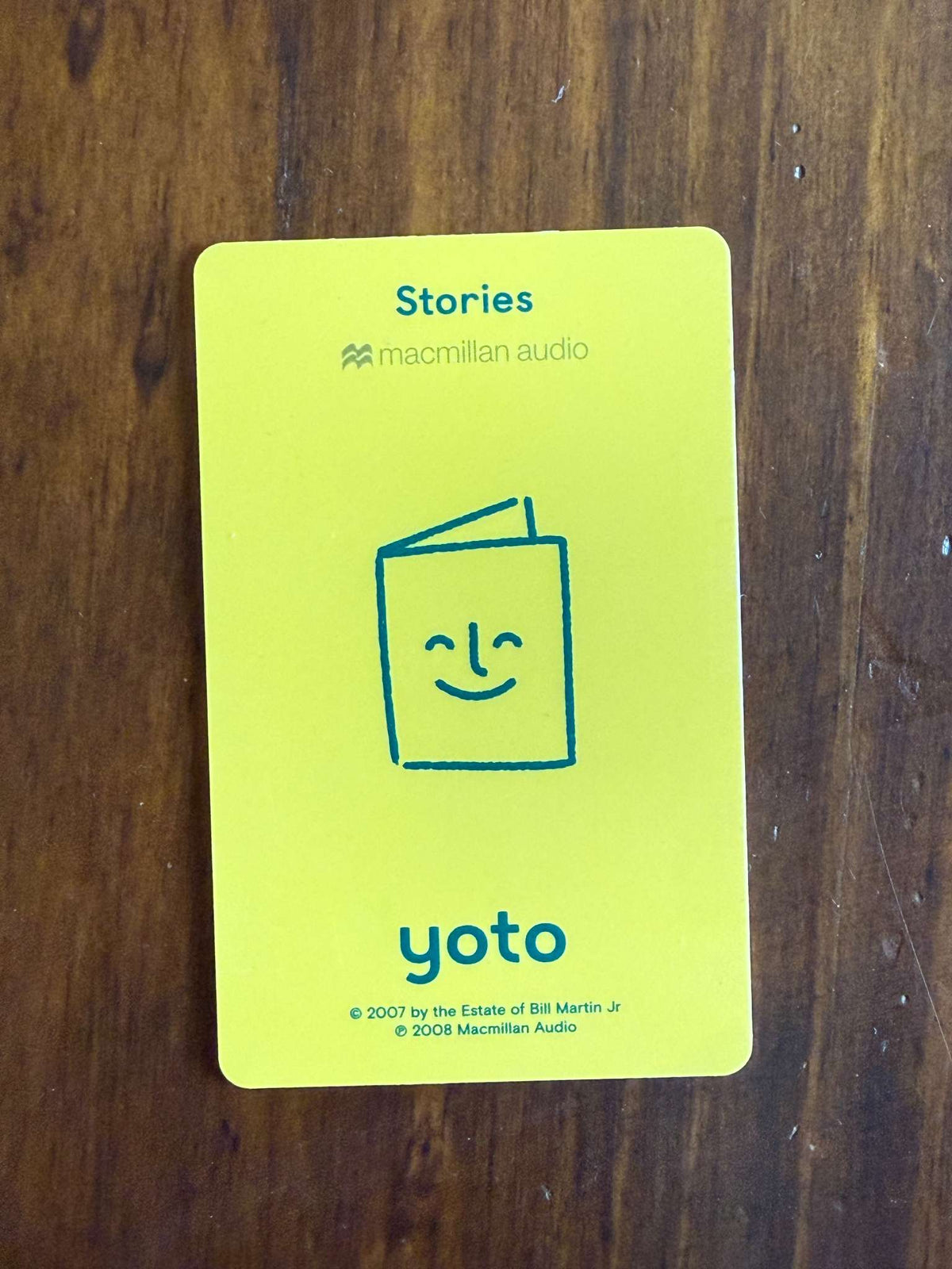 Brown Bear & Friends - Yoto Card