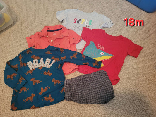 18m shirts super roar, Kids 18 Month (12-18M)