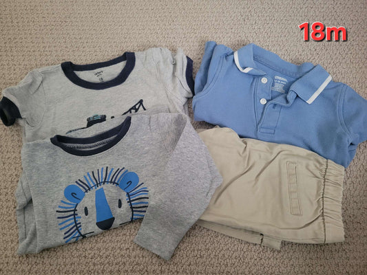 18m Shirts Blue, Kids 18 Month (12-18M)