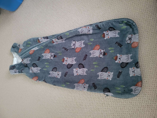 Perlimpinpin sleep sack 6-18m beavers, 12-18 Months (Large)