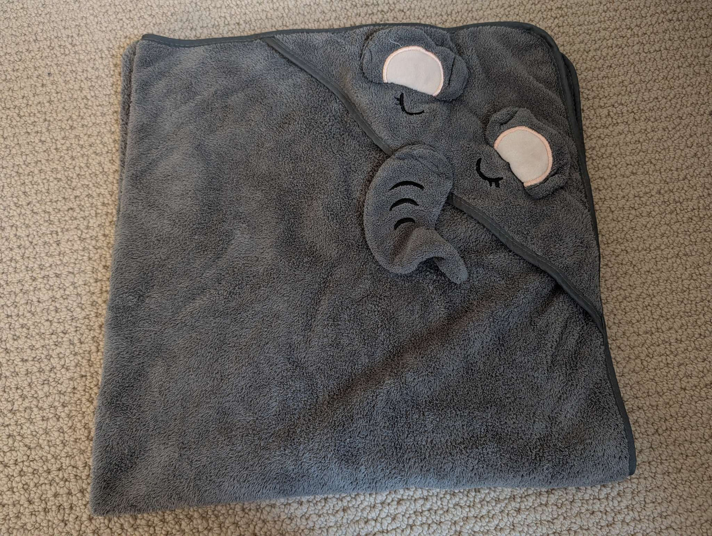 Hooded Elephant Bath towel