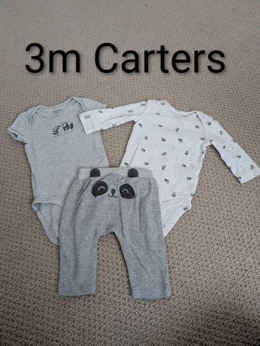 3m Panda Bundle , Kids 3 Month (0-3M)