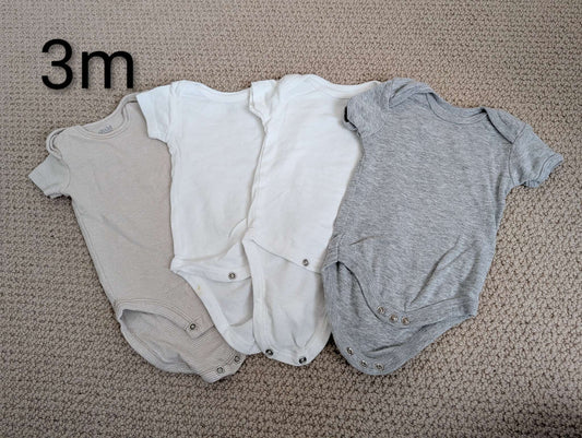 3m Basics onsies, Kids 3 Month (0-3M)