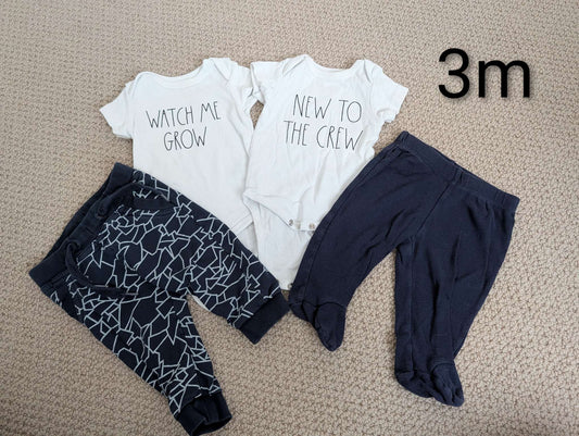 3m Rae Dunn Bundle, Kids 3 Month (0-3M)