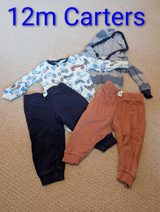 12m Blue and Orange set , Kids 12 Month (9-12M)