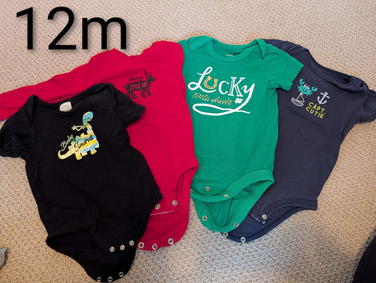 12m Lucky onsies, Kids 12 Month (9-12M)