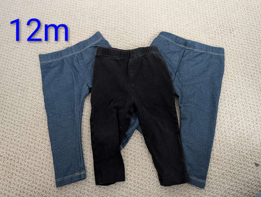 12m leggings with jeans, Kids 12 Month (9-12M)