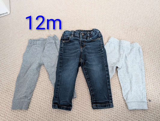 12m pants with jeans , Kids 12 Month (9-12M)