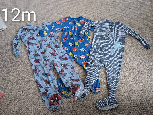 12m sleepers zip, Kids 12 Month (9-12M)