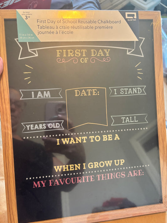 School chalkboard