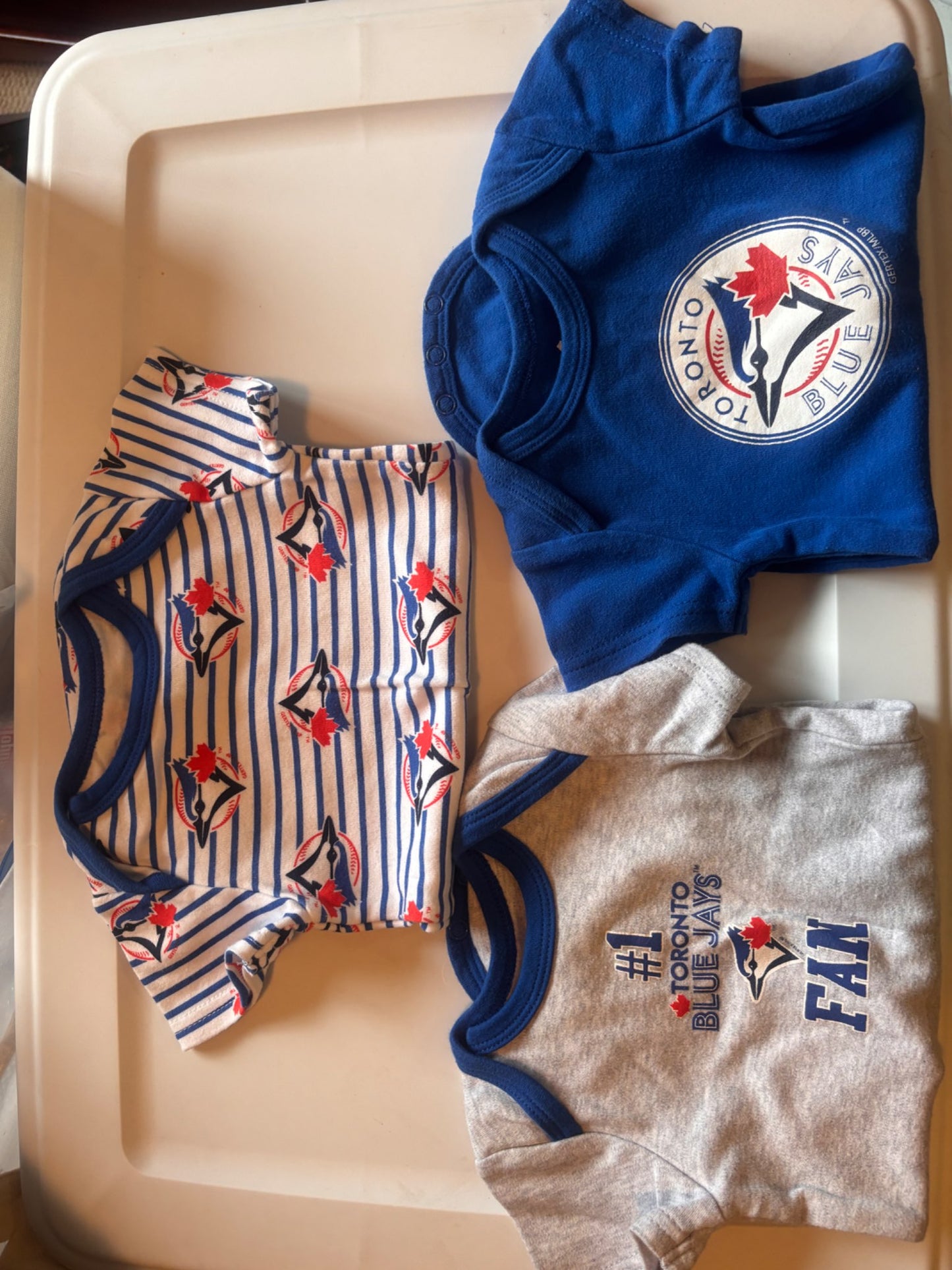 Blue Jays onesies , Kids 6 Month (3-6M)