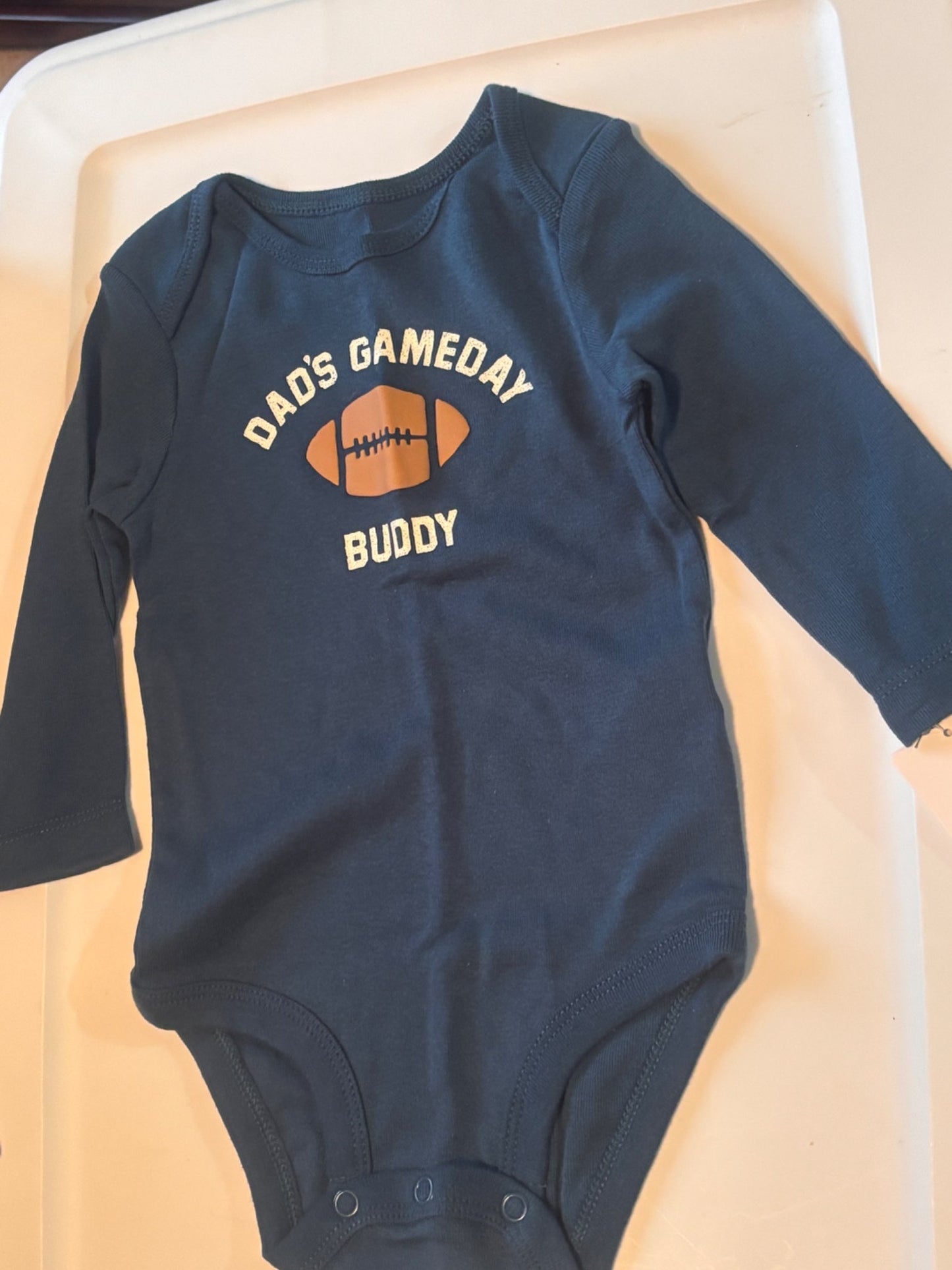 LA Chargers onesies, Kids 12 Month (9-12M)