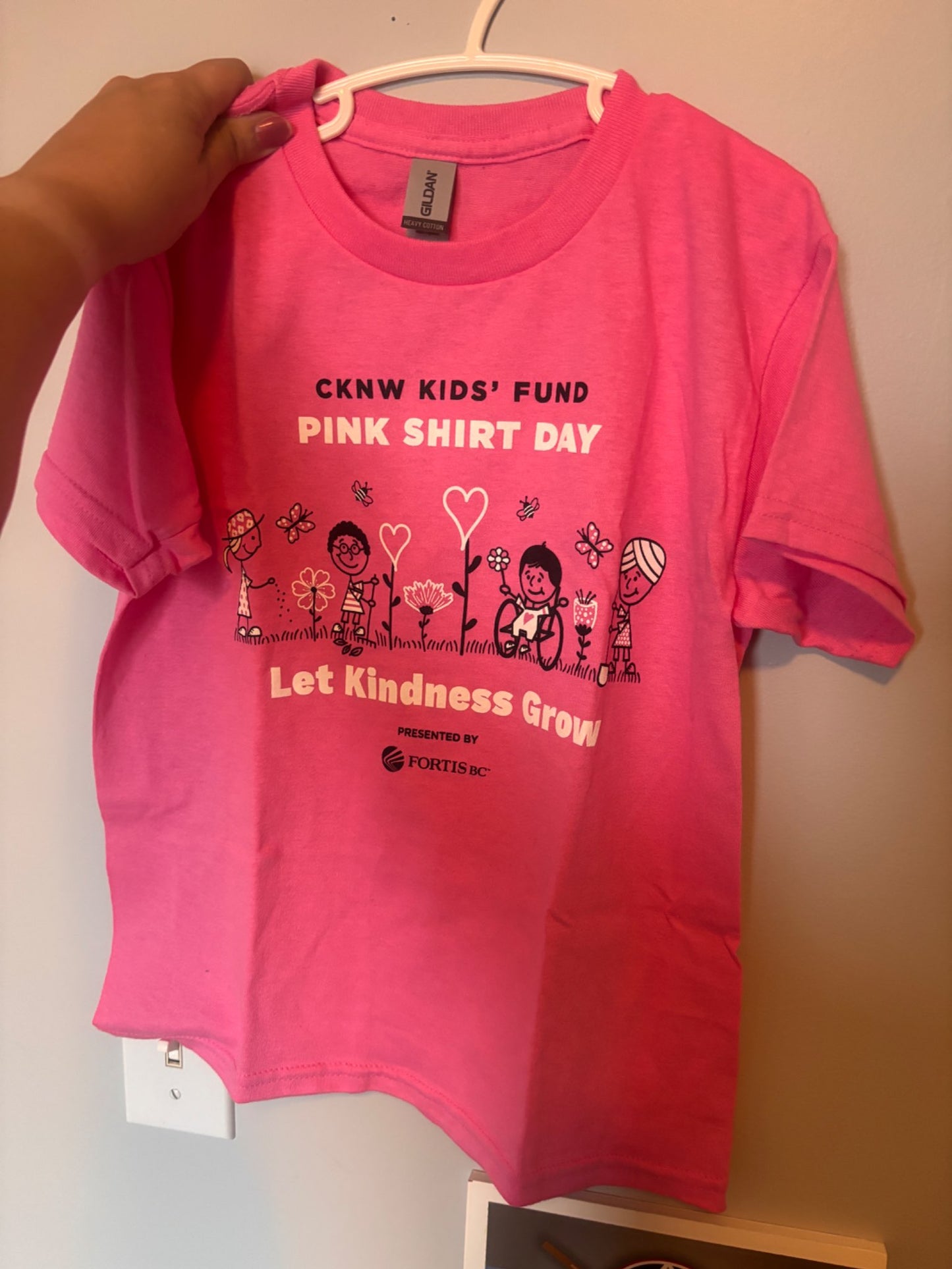Pink Shirt Day tee, Kids 5/5T