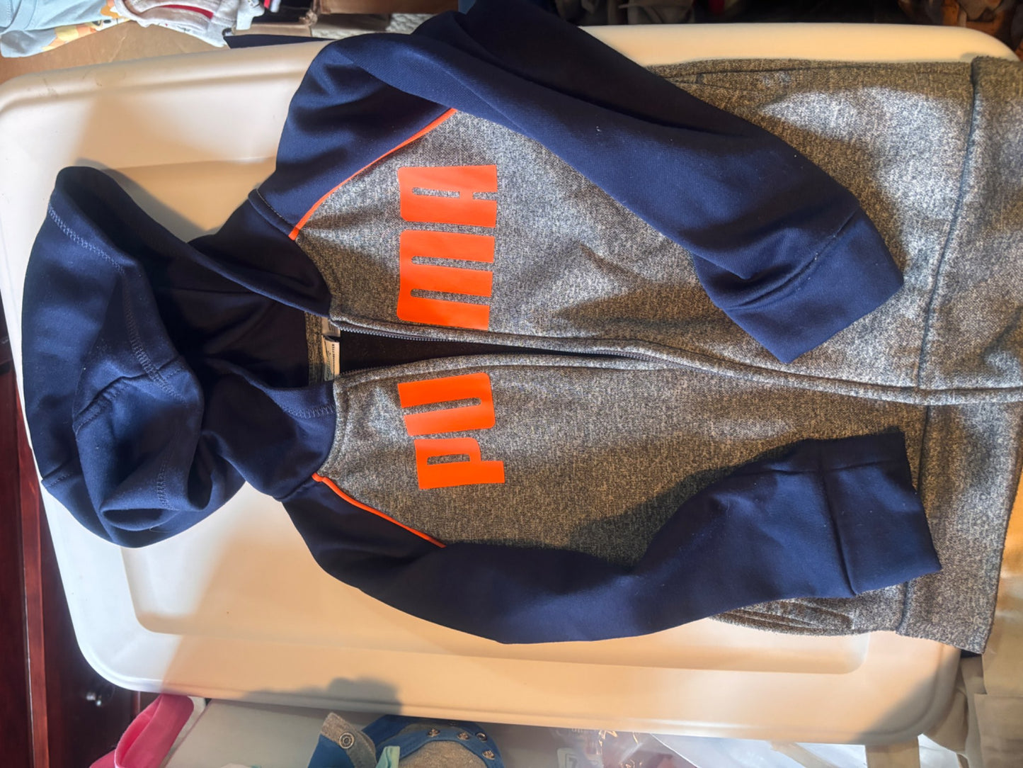 Puma zip up hoody, Kids 4/4T