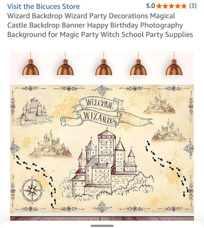 Harry Potter birthday supplies