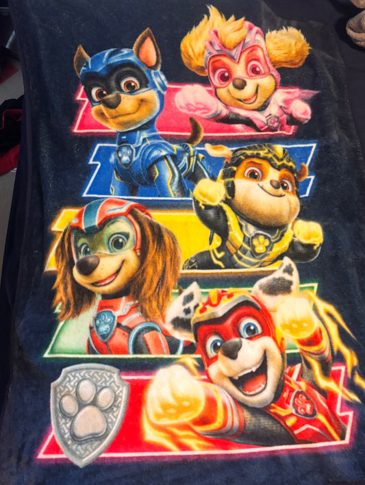 Paw Patrol throw blanket