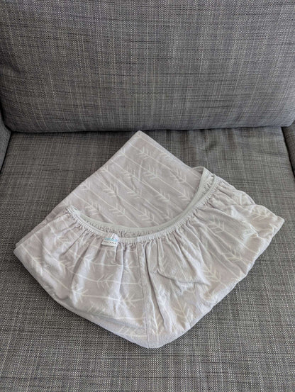 Kushies flannel crib sheet
