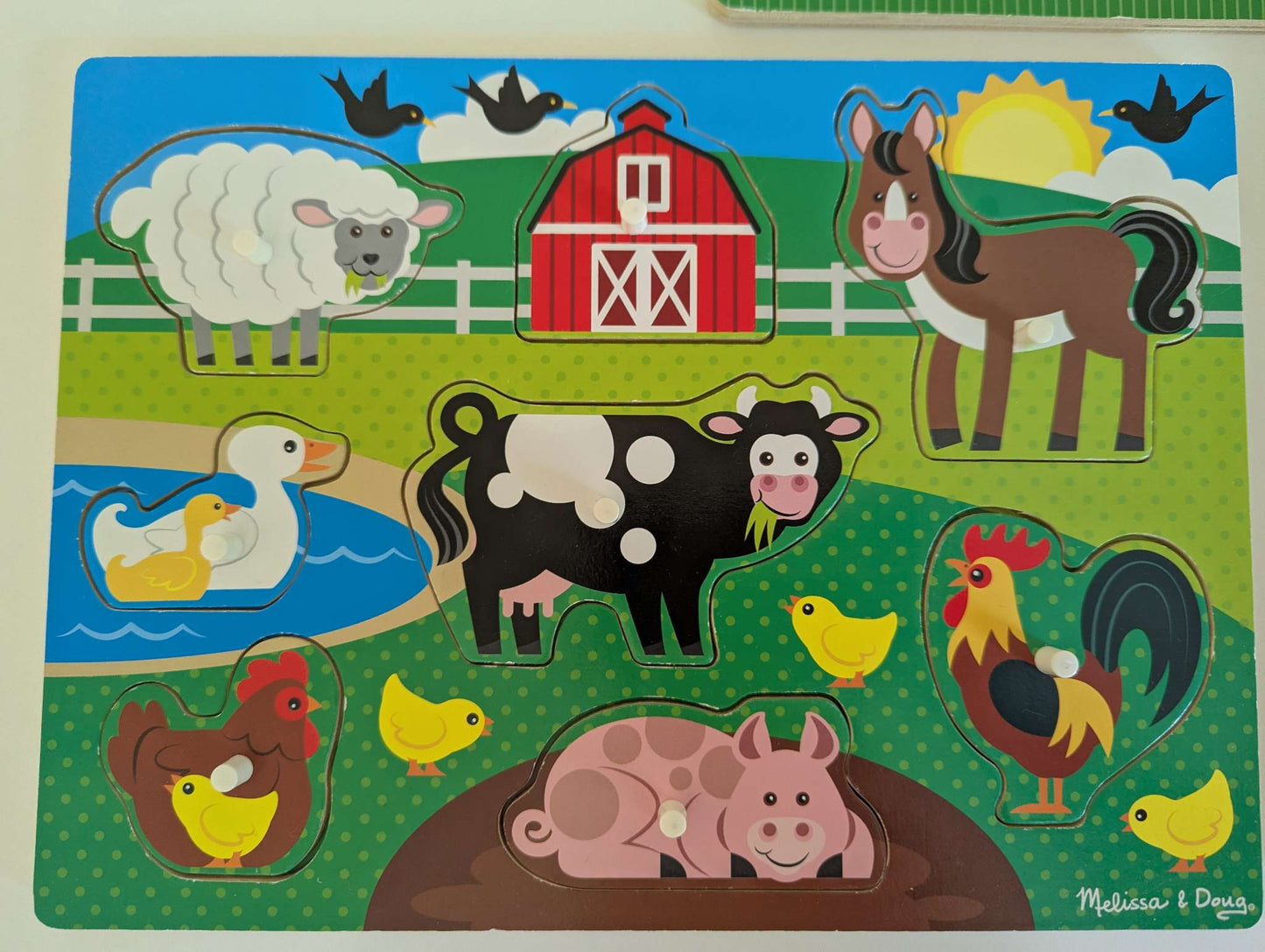 Bundle of 3 Melissa & Doug puzzles