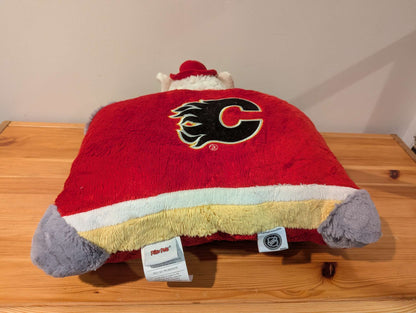 Harvey the Husky Flames Pillow