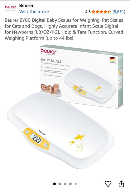 Beurer Digital Baby Scale
