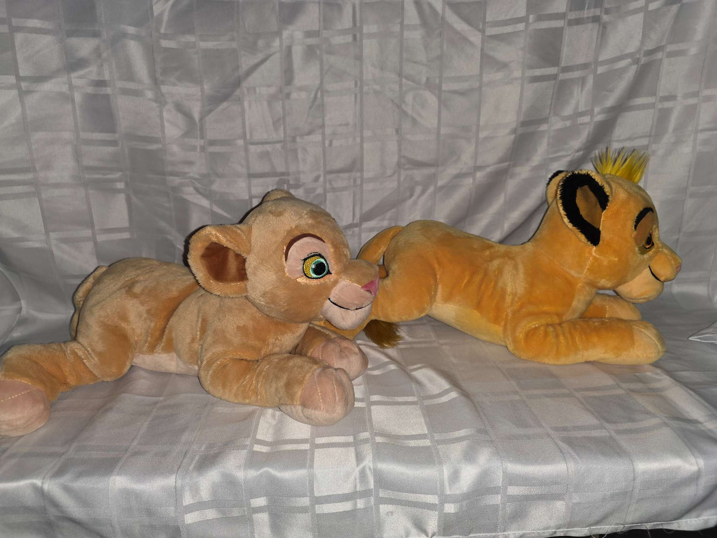 Simba and Nala stuffed animals