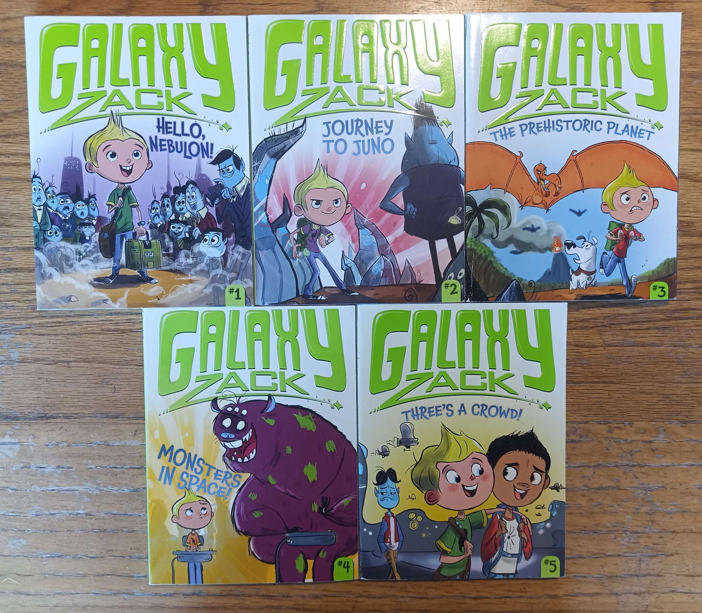 Galaxy Zach Junior Novel Set #1-5