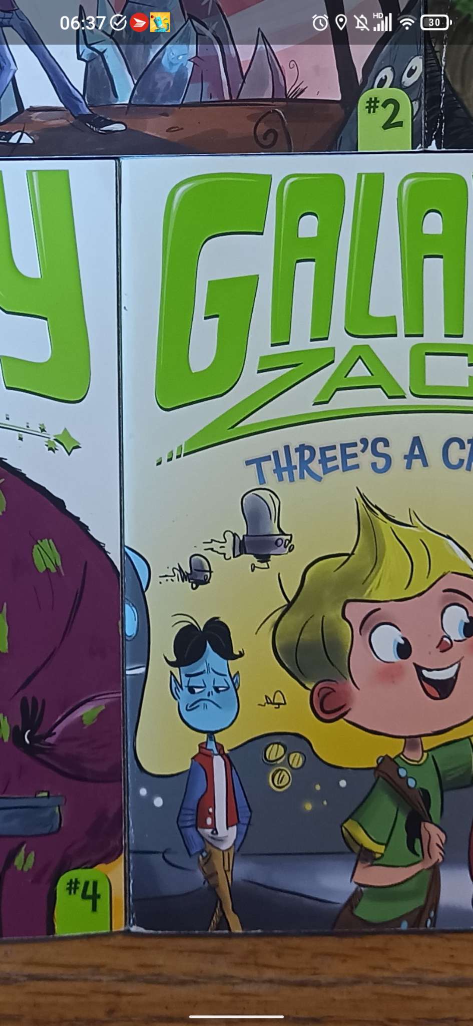 Galaxy Zach Junior Novel Set #1-5