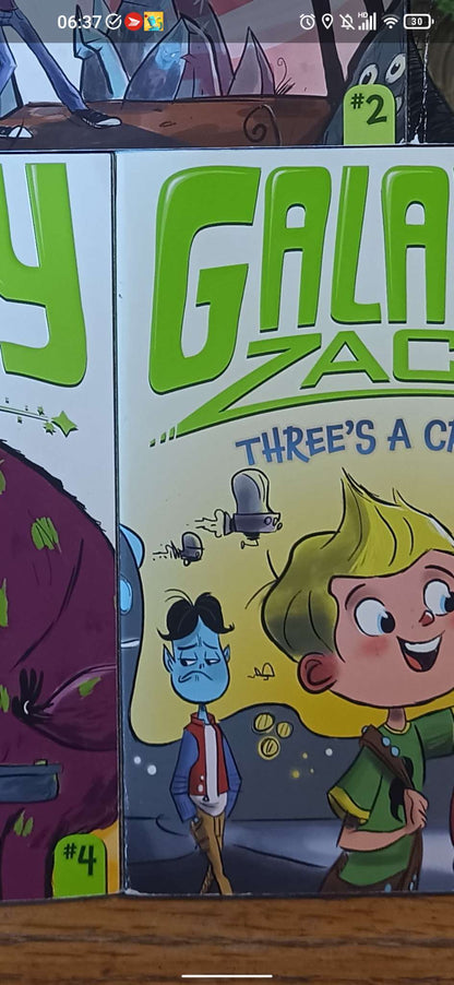 Galaxy Zach Junior Novel Set #1-5