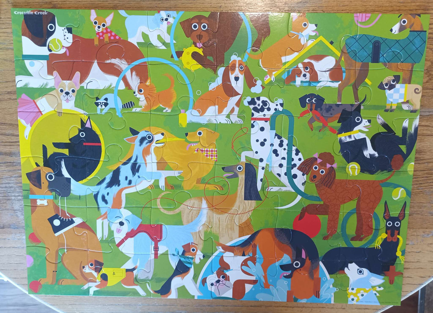 Crocodile Creek Playful Pups 36pc Floor Puzzle