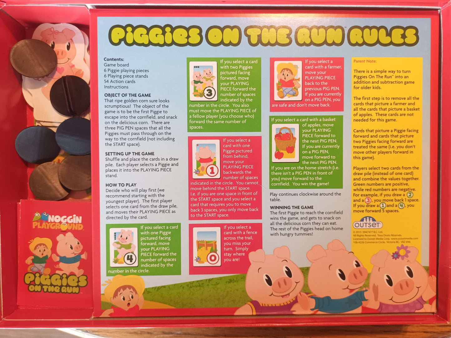 Piggies on the Run Board Game