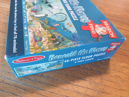 Melissa & Doug Search and Find Beneath the Waves 48pc Floor Puzzle
