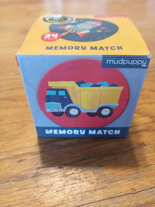 Mud Puppy Memory Match Game - Vehicles