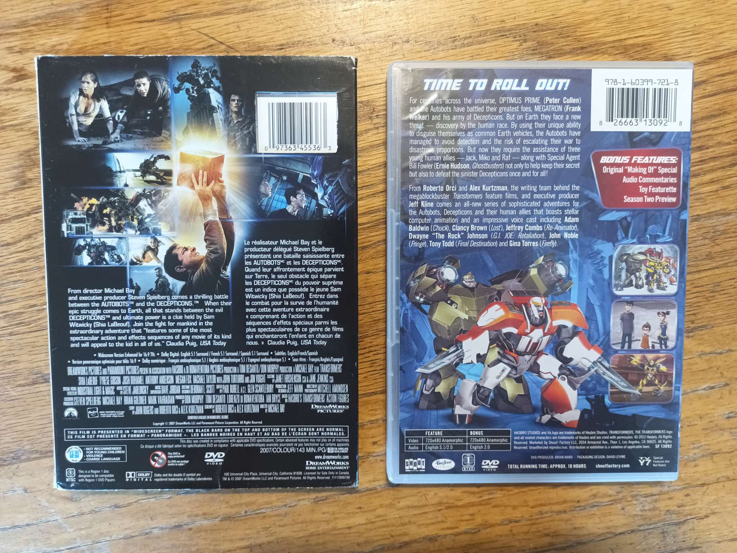 Transformers Prime Season One + Transformers movie