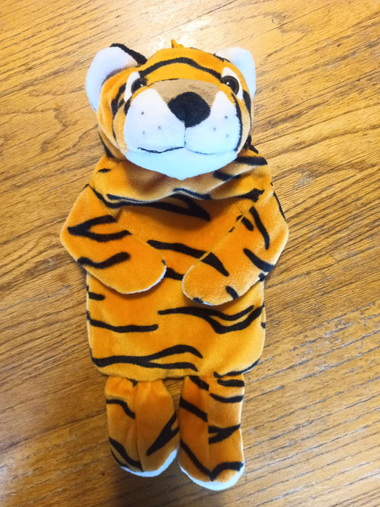 Hot Water Bottle with Tiger Cover