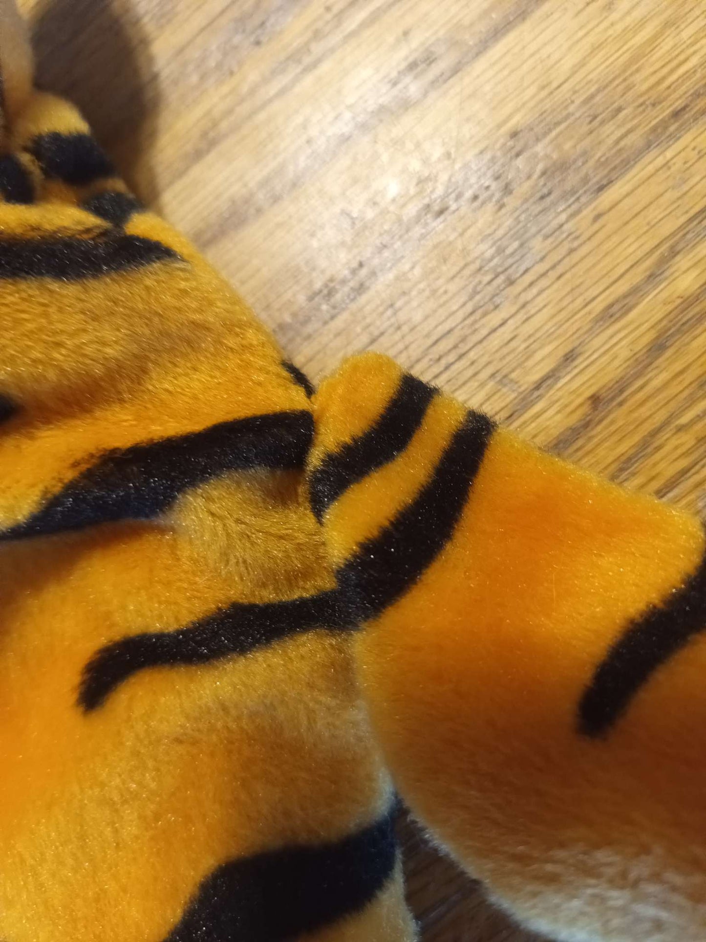 Hot Water Bottle with Plush Tiger Cover