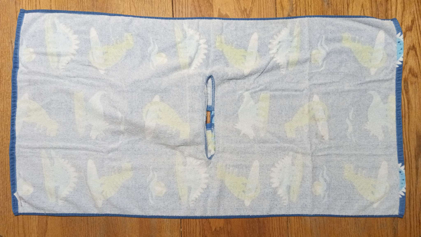 Wonder Co Surfing Dinosaurs Hooded Towels - Toddler Size