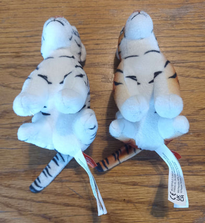 Wild Republic White and Orange Tigers