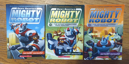 Ricky Ricotta's Mighty Robot Books