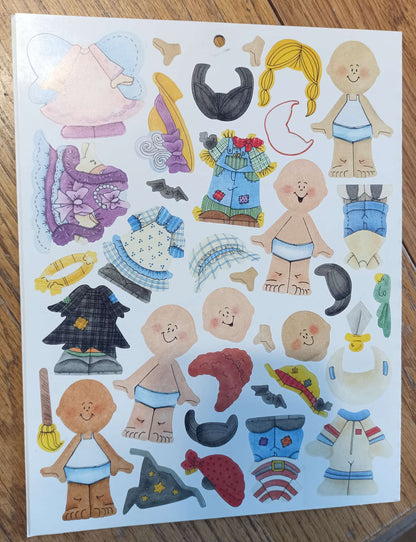 Scrapbooking Dress up Kids Stickers
