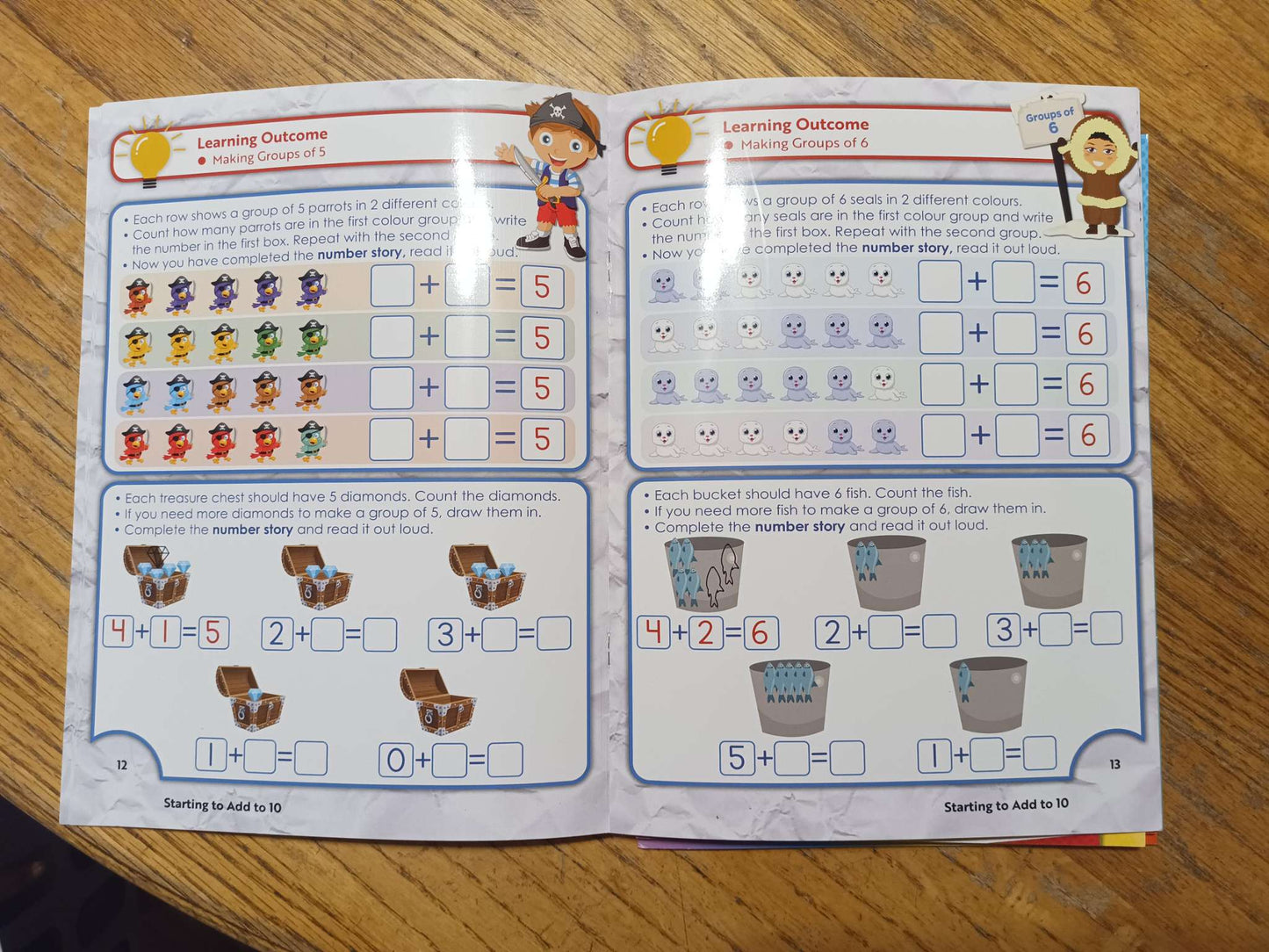 Numbers Work Books - Preschool/Kindergarten + intro multiplication