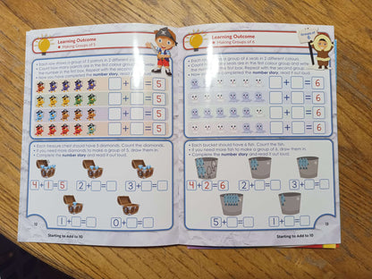 Numbers Work Books - Preschool/Kindergarten + intro multiplication