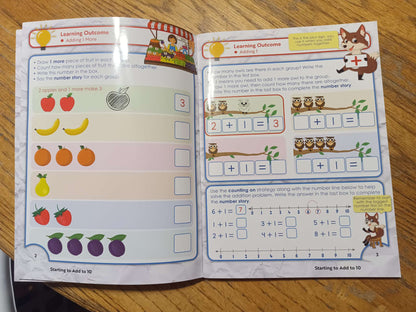 Numbers Work Books - Preschool/Kindergarten + intro multiplication