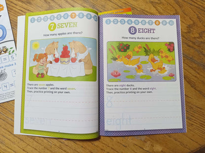 Numbers Work Books - Preschool/Kindergarten + intro multiplication