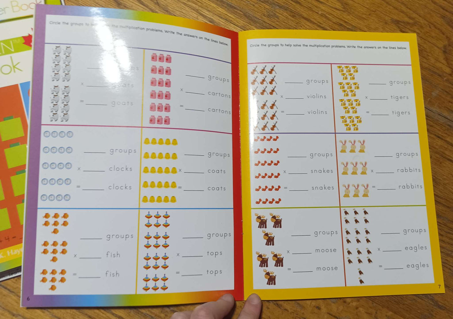 Numbers Work Books - Preschool/Kindergarten + intro multiplication