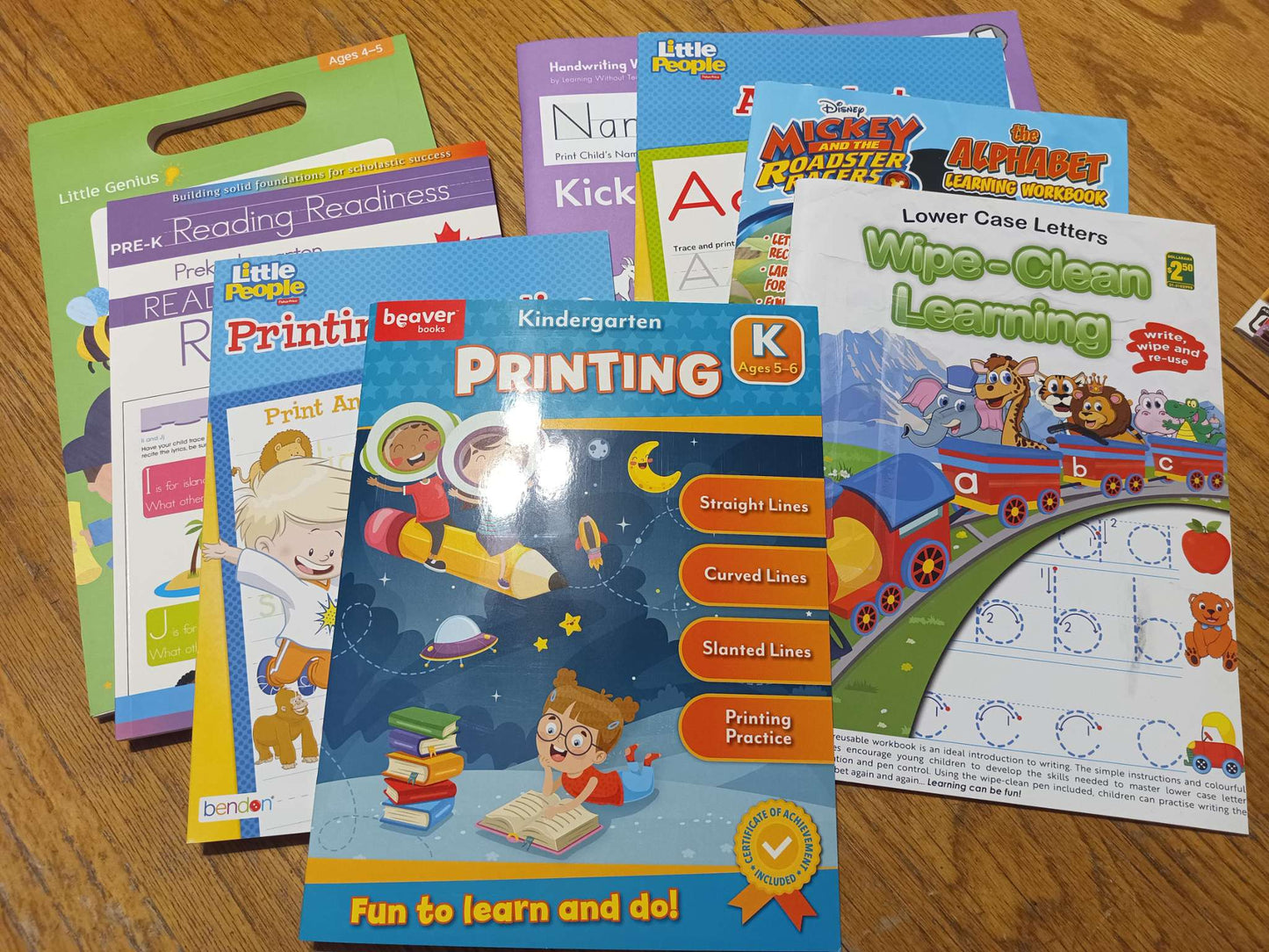 Writing Work Books - Preschool/Kindergarten