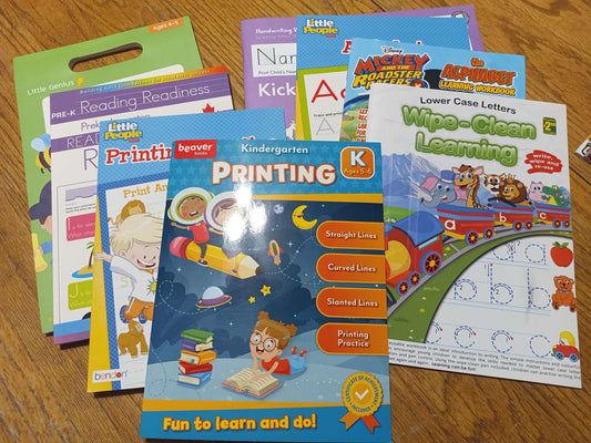 Writing Work Books - Preschool/Kindergarten