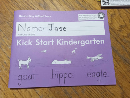 Writing Work Books - Preschool/Kindergarten