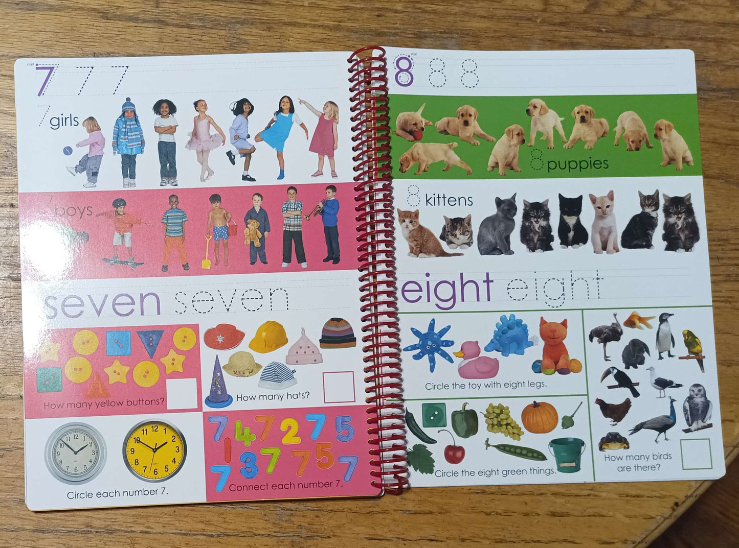 Dry Erase Work Book + Telling Time Work Books